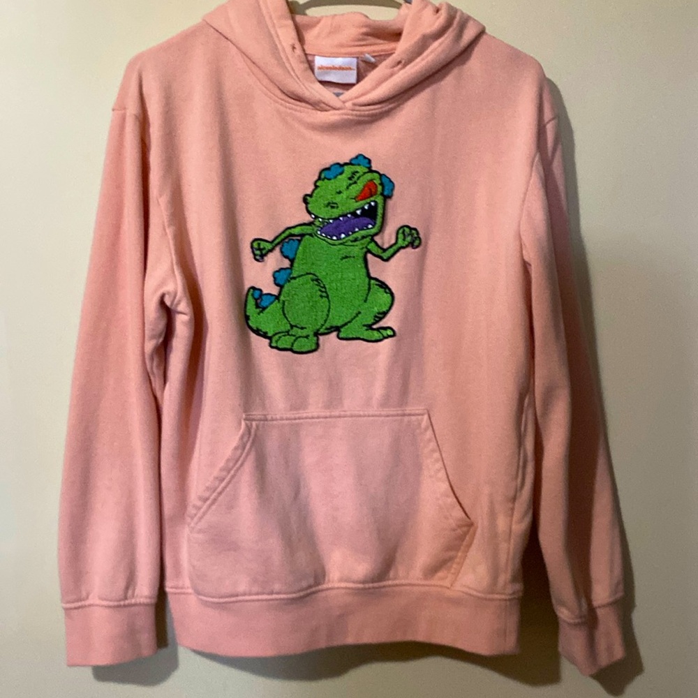 Women’s Nickelodeon Rugrats Reptar Pink Hoodie